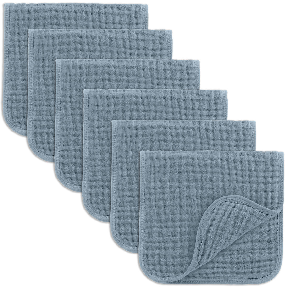 Baby Burp Cloths - 100% Muslin Cotton by Comfy Cubs