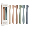 Silicone Baby Spoons Set - BPA Free Utensils by Comfy Cubs