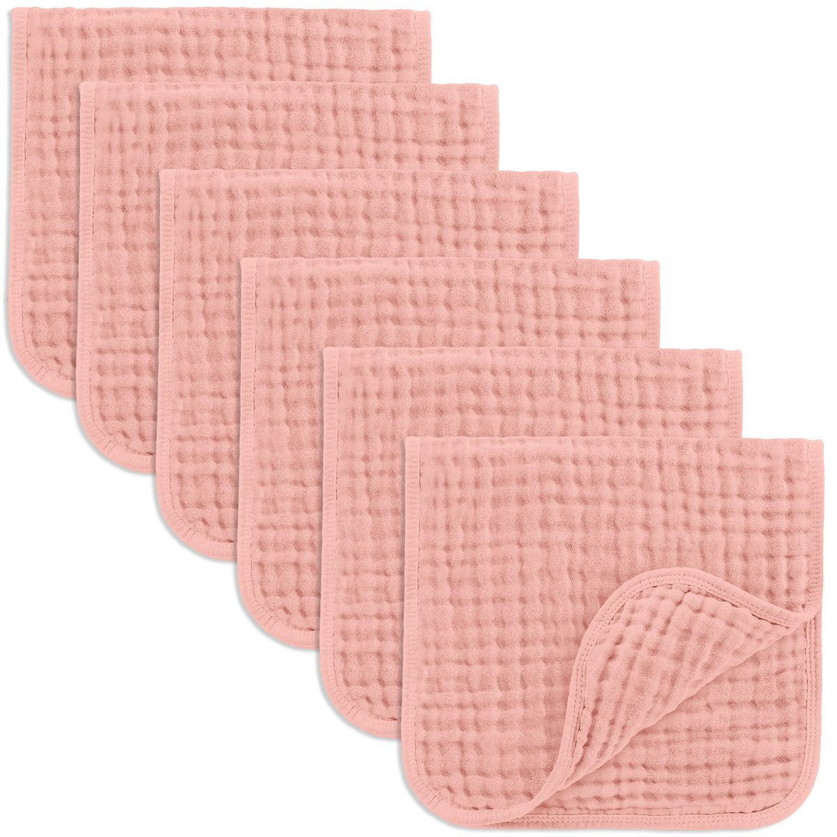 Baby Burp Cloths - 100% Muslin Cotton by Comfy Cubs